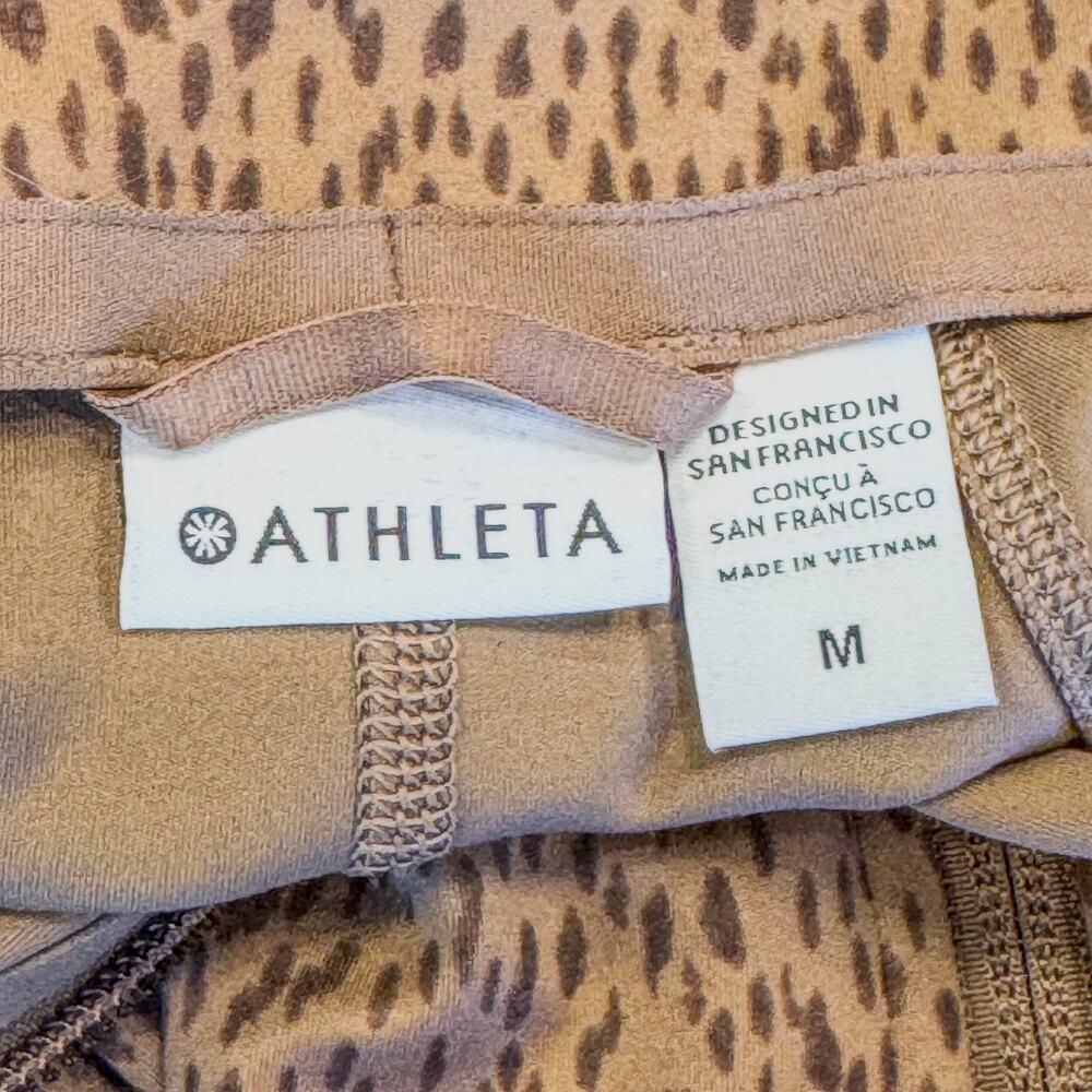 Athleta, Shanti Animal Beige Salutation Jacket, Women's Medium, Activewear - Picture 8 of 11